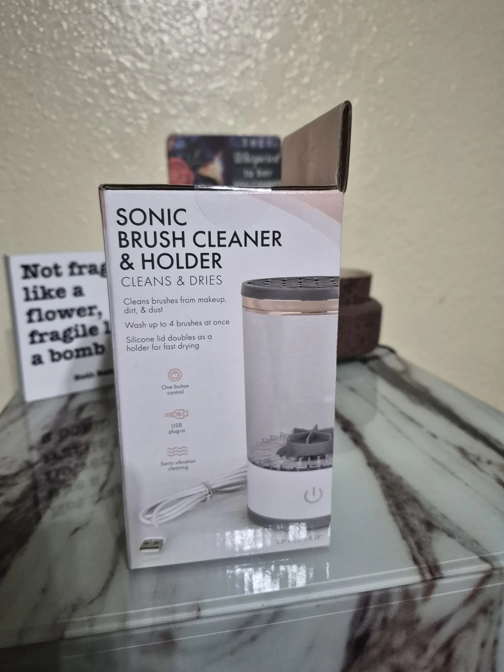 Estelle Beauty Sonic Brush Cleaner & Holder
